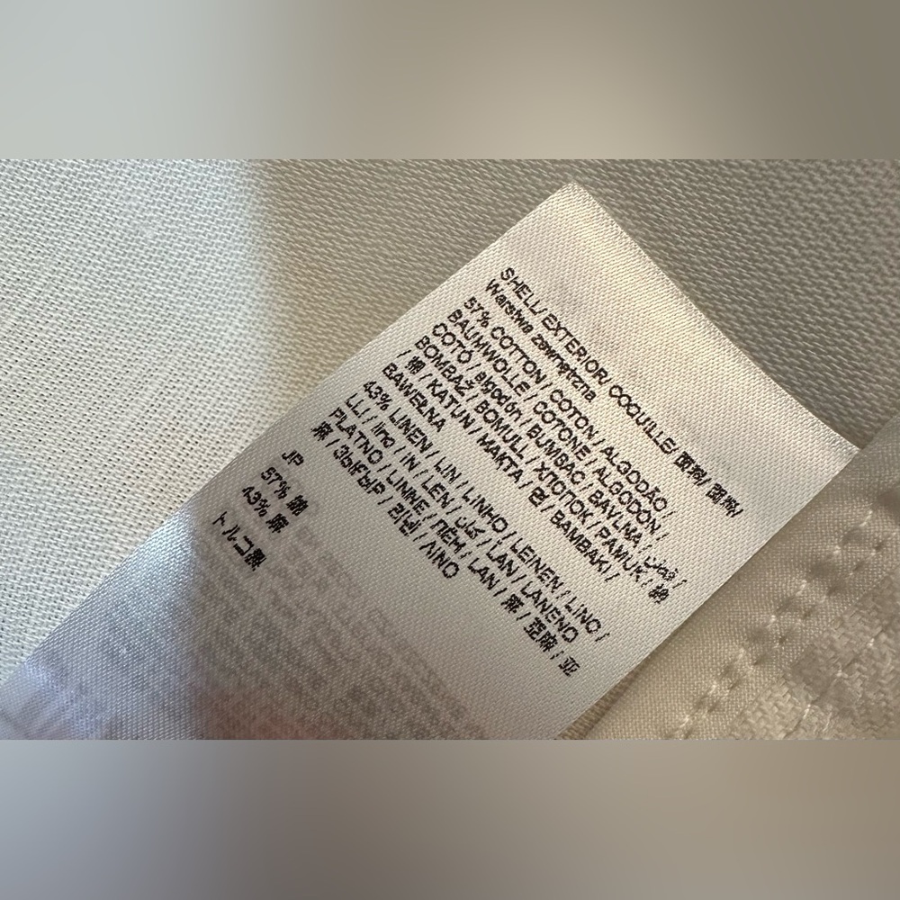 Desigual Hybrid Denim Blazer – Off-White Linen-Cotton Blend (Size 38 / NWT) - Picture 10 of 14